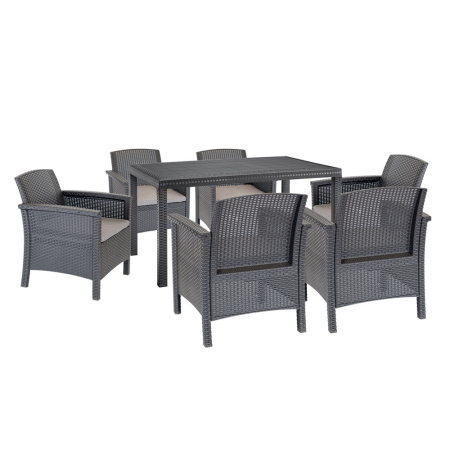 Mobilier grădină - Leziter Set Venus IV Set de mobilier de grădină cu 6 locuri