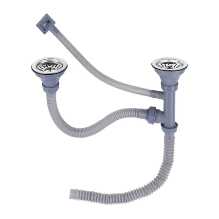 Sifon chiuvetă - Leziter Sifon pentru chiuvetă cu 2 cuve