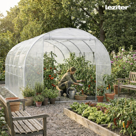 Leziter Solar gradina 200x250x400 cm, transparenta (cadru ranforsat + folie) [1]