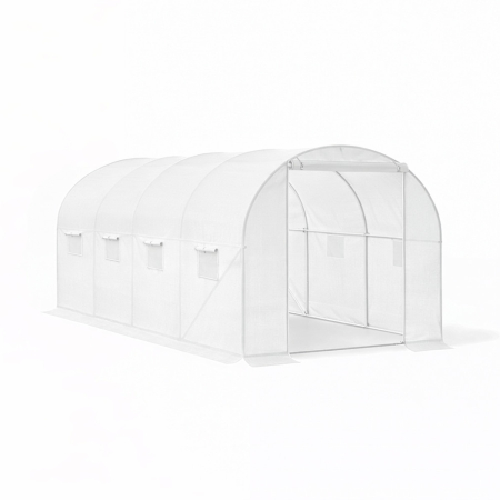 Solar gradina, sera gradina - Leziter Solar gradina 200x300x450 cm, alb (cadru + folie)