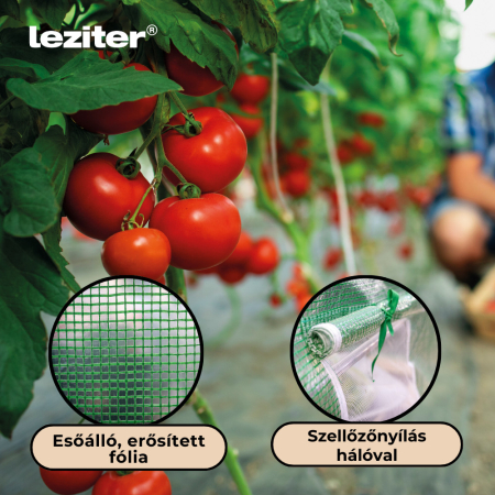 Leziter Solar gradina 200x300x450 cm, verde (cadru + folie) [4]