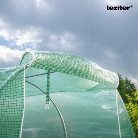 Leziter Solar gradina 200x300x450 cm, verde (cadru ranforsat + folie) [9]