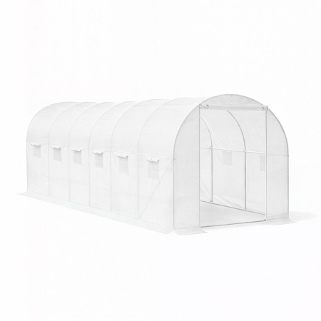 Solar gradina, sera gradina - Leziter Solar gradina 200x300x600 cm, alb (cadru ranforsat + folie)