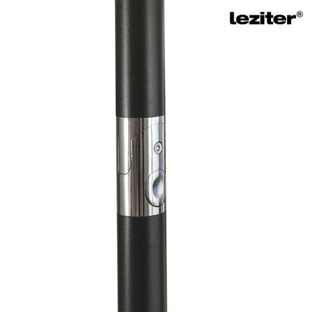 Leziter Solari parasol de gradina cu led gri deschis 300 cm [7]