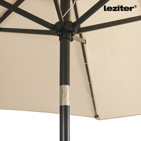 Leziter Solari parasol de gradina cu lumina led bej 300 cm [7]
