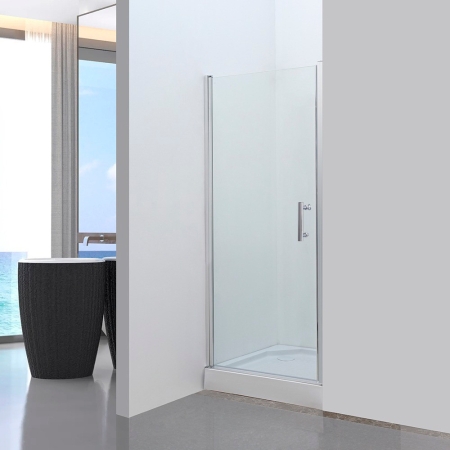 Leziter Solo New 80x195 cm ușă de duș cu sticlă securizată de 6 mm [1]