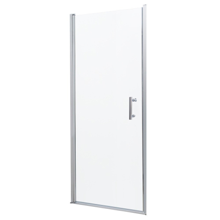 Ușă de duș cu un canat - Leziter Solo New 80x195 cm ușă de duș cu sticlă securizată de 6 mm