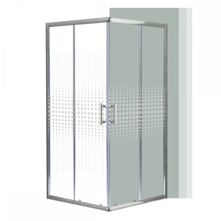 Produse temporar indisponibile - Leziter Spirit Matrix 90x90 cabină de duș pătrată