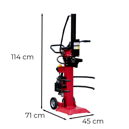 Leziter Splitter electric vertical pentru bușteni HYV8T-V 3000W 8T [2]
