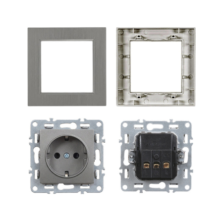 Leziter Ștecher Nova cu cadru gri [3]