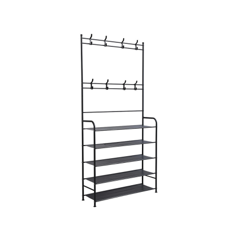 Leziter Suport de rufe de perete frontal LRA-02 negru [3]