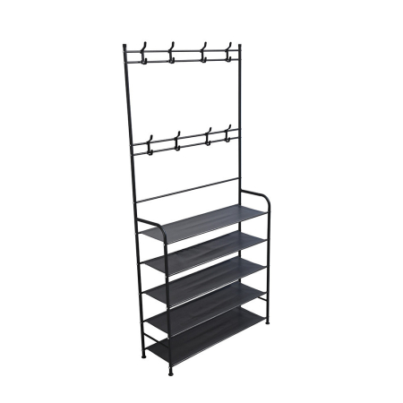 Leziter Suport de rufe de perete frontal LRA-02 negru [4]