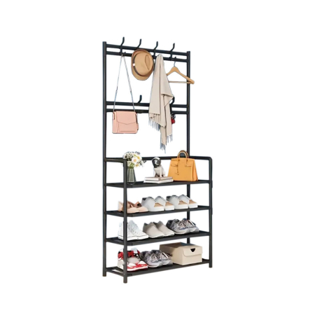 Produse temporar indisponibile - Leziter Suport de rufe de perete frontal LRA-02 negru