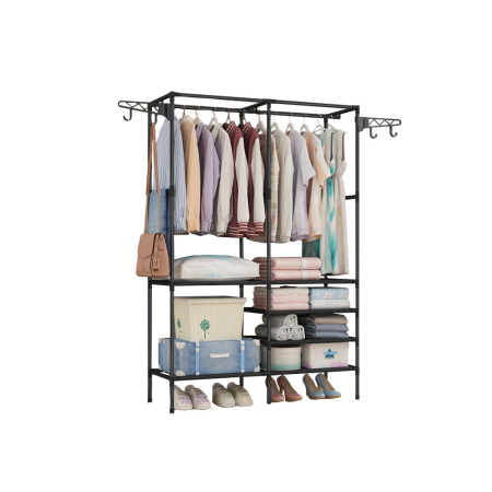 Suport haine - Leziter Suport pentru haine LRA-08 negru