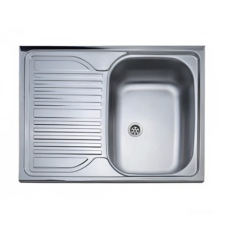 Produse temporar indisponibile - Leziter Tavă pentru chiuvetă din oțel inoxidabil cu scurgere 60x80 cm
