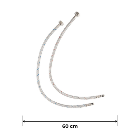 Leziter Țevi de apă caldă și rece pentru tava de chiuvetă [1]