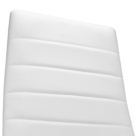 Leziter Tino NOVA Scaun de masă alb-negru [4]