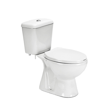 Toaletă monobloc - Leziter Toaletă monobloc Cleano cu evacuare inferioară și scaun