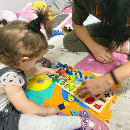 Leziter Toyuma jucărie educativă din lemn pentru învățarea numerelor și alfabetului [2]