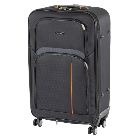 Leziter TraveLux light valiză mare moale 76x50x29 cm negru [9]