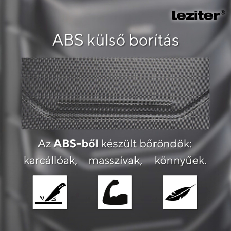 Leziter TraveLux Max bagaj de mână cu roată detașabilă 40x30x20 cm negru [5]