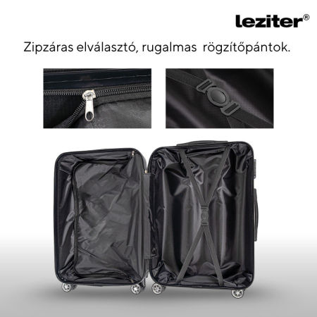 Leziter TraveLux Max valiză mare cu capac dur 76x50x29 cm negru [7]