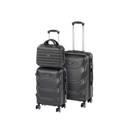 Valiză - Leziter TraveLux Max VIII set valize cu role negru