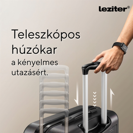 Leziter TraveLux Pro bagaj de mână cu roată detașabilă 40x30x20 cm albastru lagună [5]