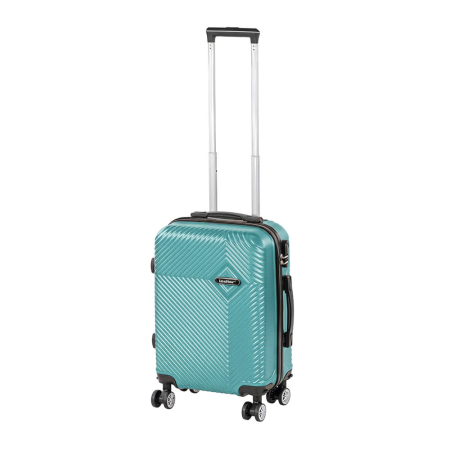 Valiză de cabină - Leziter TraveLux Pro bagaj de mână cu roată detașabilă 40x30x20 cm albastru lagună