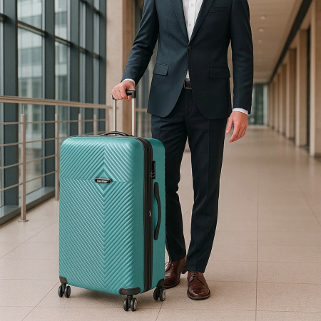 Leziter TraveLux Pro cutie umedă cu capac dur 23x30x14 cm albastru lagună [1]