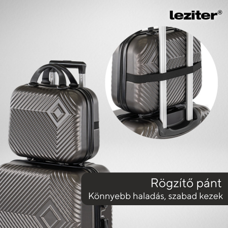 Leziter TraveLux Pro sticlă de apă cu capac dur 23x30x14 cm [3]