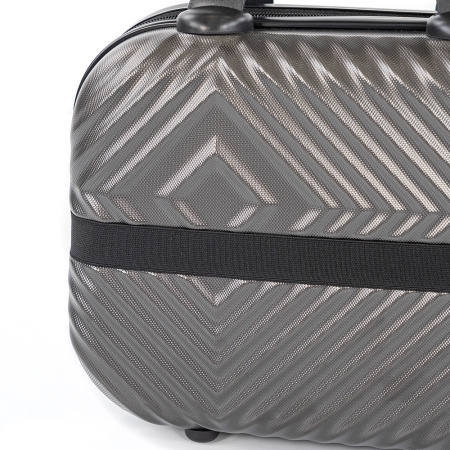 Leziter TraveLux Pro valiză manuală cu capac dur 28x36x16 cm gri [9]