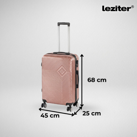 Leziter TraveLux Pro valiză medie cu capac dur 68x45x25 cm [2]
