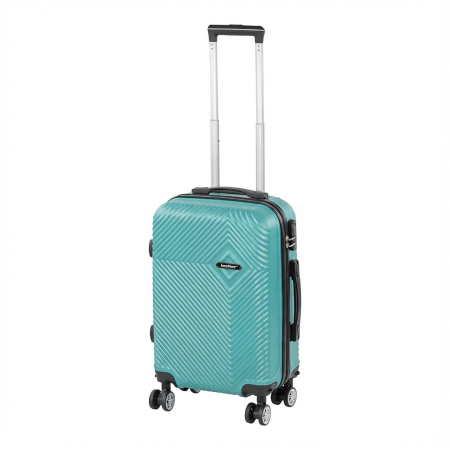 Călătorie - Leziter TraveLux Pro valiză medie cu capac dur 68x45x25 cm albastru lagună