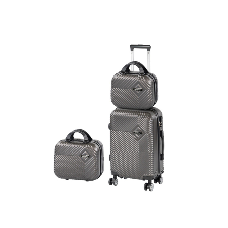 Valiză - Leziter TraveLux Pro XII set valiză rulantă gri