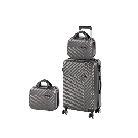 Valiză - Leziter TraveLux Pro XIII set valiză rulantă gri