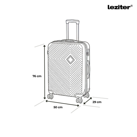 Leziter TraveLux Pro XIX set valize rulante gri [6]