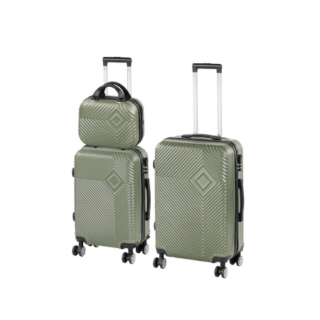 Produse temporar indisponibile - Leziter TraveLux Pro XV set valiză cu role verde măslin