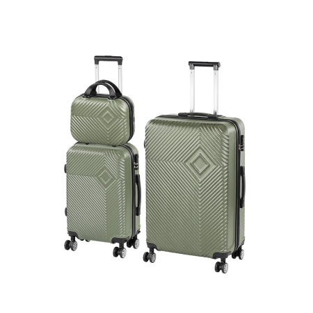 Produse temporar indisponibile - Leziter TraveLux Pro XVI set valiză cu role verde măslin