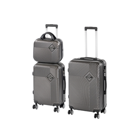 Valiză - Leziter TraveLux Pro XVIII set valiză rulantă gri