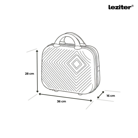 Leziter TraveLux Pro XVIII set valiză rulantă verde măsliniu [1]