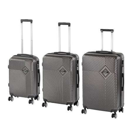 Valiză - Leziter TraveLux Pro XXI set valiză rulantă gri