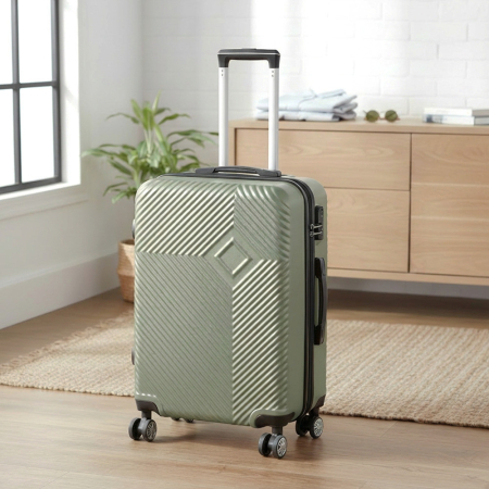 Leziter TraveLux Pro XXI set valiză rulantă verde măsliniu [5]