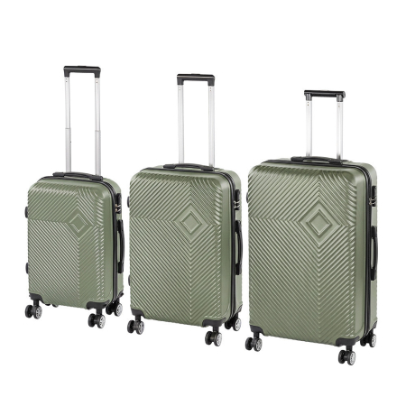 Produse temporar indisponibile - Leziter TraveLux Pro XXI set valiză rulantă verde măsliniu