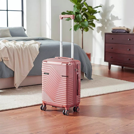 Leziter TraveLux Urban bagaj de mână cu roată detașabilă 40x30x20 cm rose gold [1]