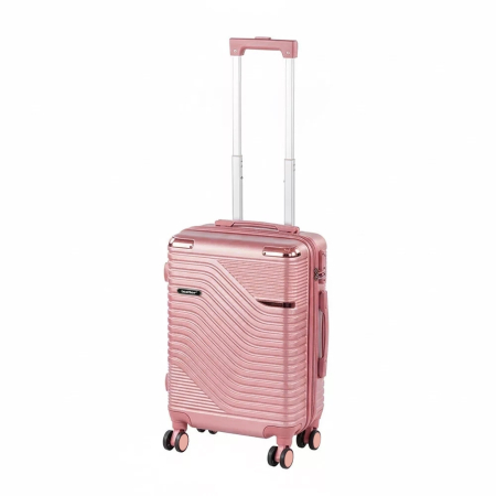 Valiză de cabină - Leziter TraveLux Urban bagaj de mână cu roată detașabilă 40x30x20 cm roz somon