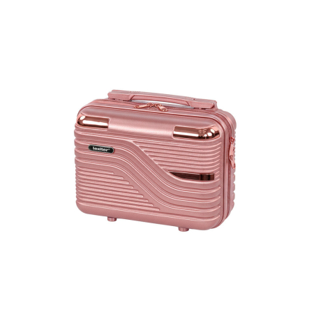 Călătorie - Leziter TraveLux Urban travel duffel cu capac dur 23x30x14 cm roz somon