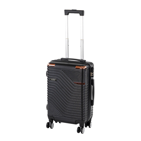 Produse temporar indisponibile - Leziter TraveLux Urban valiză de cabină cu hard top și roți detașabile 50x40x20 cm negru