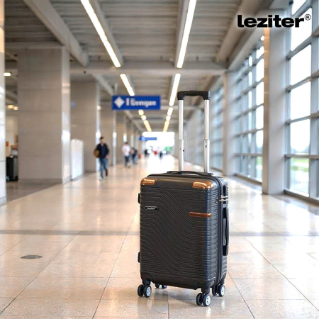 Leziter TraveLux Urban valiză de cabină cu hard top și roți detașabile 50x40x20 cm negru [1]