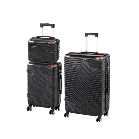 Valiză - Leziter TraveLux Urban XIX set valize cu role negru